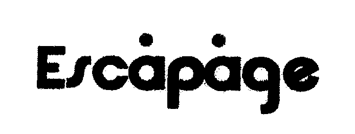 Trademark Logo ESCAPAGE
