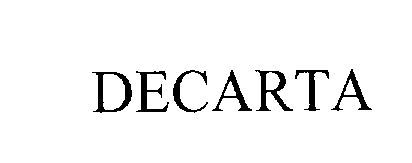 Trademark Logo DECARTA