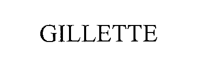 Trademark Logo GILLETTE