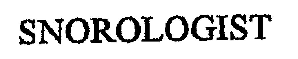 Trademark Logo SNOROLOGIST