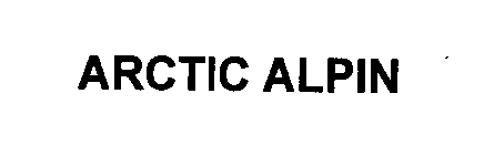 Trademark Logo ARCTIC ALPIN