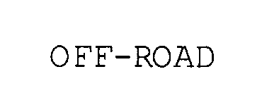 Trademark Logo OFF-ROAD