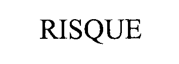 Trademark Logo RISQUE