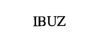 Trademark Logo IBUZ