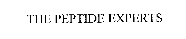 Trademark Logo THE PEPTIDE EXPERTS