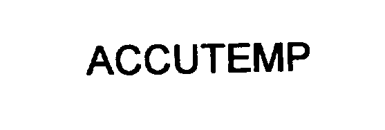 Trademark Logo ACCUTEMP