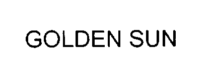 Trademark Logo GOLDEN SUN