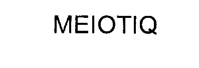 Trademark Logo MEIOTIQ