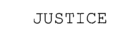 Trademark Logo JUSTICE
