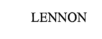 Trademark Logo LENNON