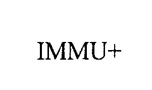 Trademark Logo IMMU+