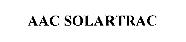 Trademark Logo AAC SOLARTRAC