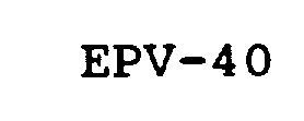 Trademark Logo EPV-40