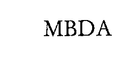 Trademark Logo MBDA