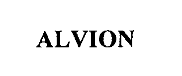 Trademark Logo ALVION