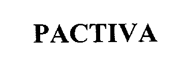 Trademark Logo PACTIVA