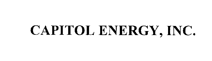 Trademark Logo CAPITOL ENERGY, INC.