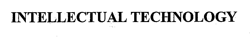 Trademark Logo INTELLECTUAL TECHNOLOGY