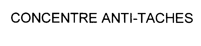 Trademark Logo CONCENTRE ANTI-TACHES