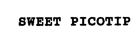 Trademark Logo SWEET PICOTIP