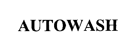 Trademark Logo AUTOWASH