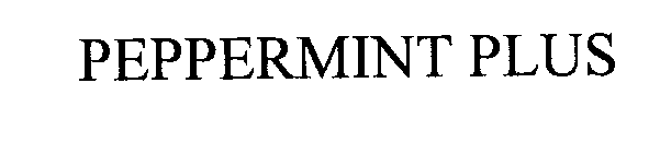Trademark Logo PEPPERMINT PLUS