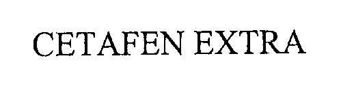 Trademark Logo CETAFEN EXTRA
