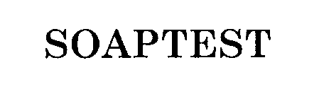 Trademark Logo SOAPTEST