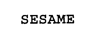 Trademark Logo SESAME