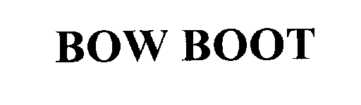 Trademark Logo BOW BOOT