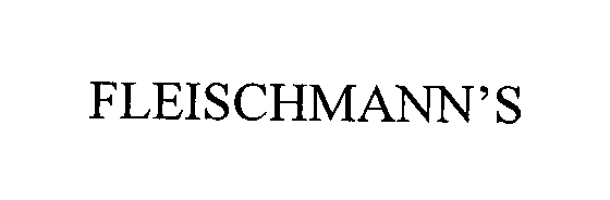 Trademark Logo FLEISCHMANN'S