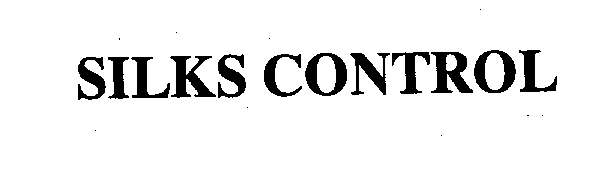 Trademark Logo SILKS CONTROL