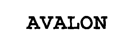 Trademark Logo AVALON