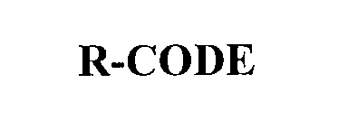 Trademark Logo R-CODE