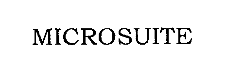Trademark Logo MICROSUITE