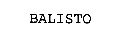 Trademark Logo BALISTO