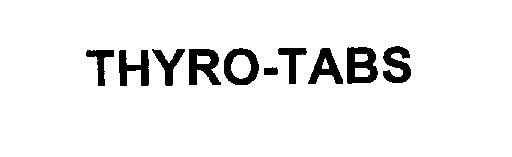 Trademark Logo THYRO-TABS