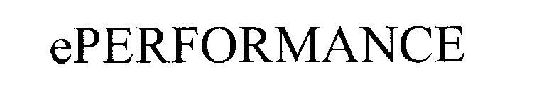 Trademark Logo EPERFORMANCE