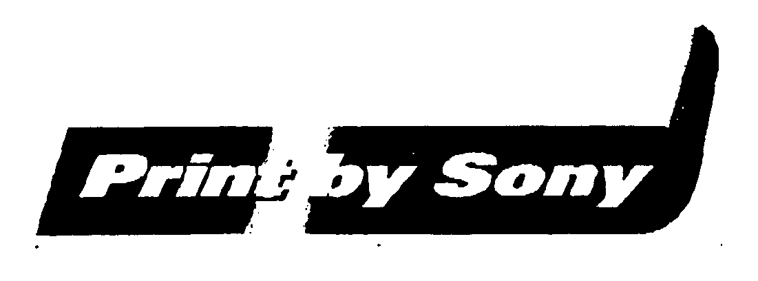 Trademark Logo PRINT BY SONY