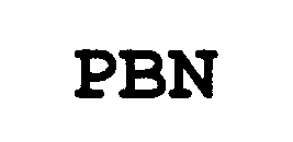 Trademark Logo PBN