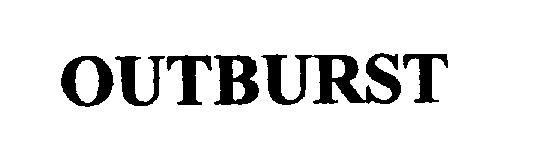 Trademark Logo OUTBURST