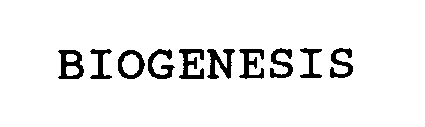 Trademark Logo BIOGENESIS