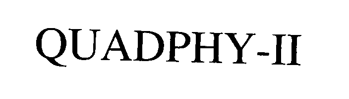 Trademark Logo QUADPHY-II