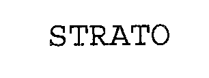 Trademark Logo STRATO