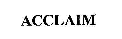 Trademark Logo ACCLAIM