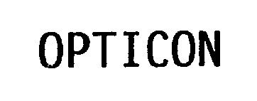 Trademark Logo OPTICON