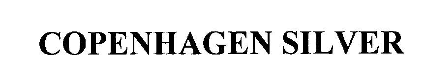 Trademark Logo COPENHAGEN SILVER