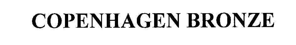 Trademark Logo COPENHAGEN BRONZE