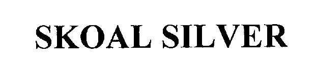 Trademark Logo SKOAL SILVER