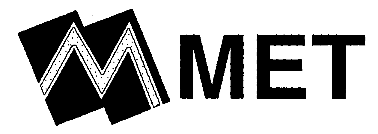 Trademark Logo M MET